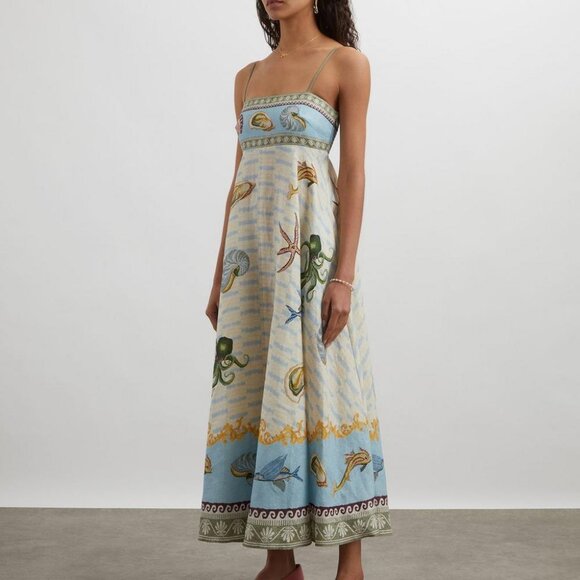 ALEMAIS bath house printed maxi dress - multicoloured - Picture 3 of 10